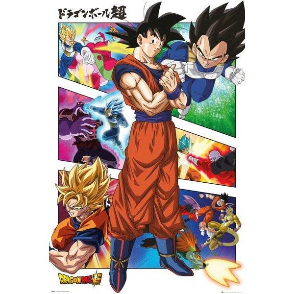 Dragon Ball Dragonball Super Panels Maxi Poster 3 Dragon Ball Dragonball Super Panels Maxi Poster