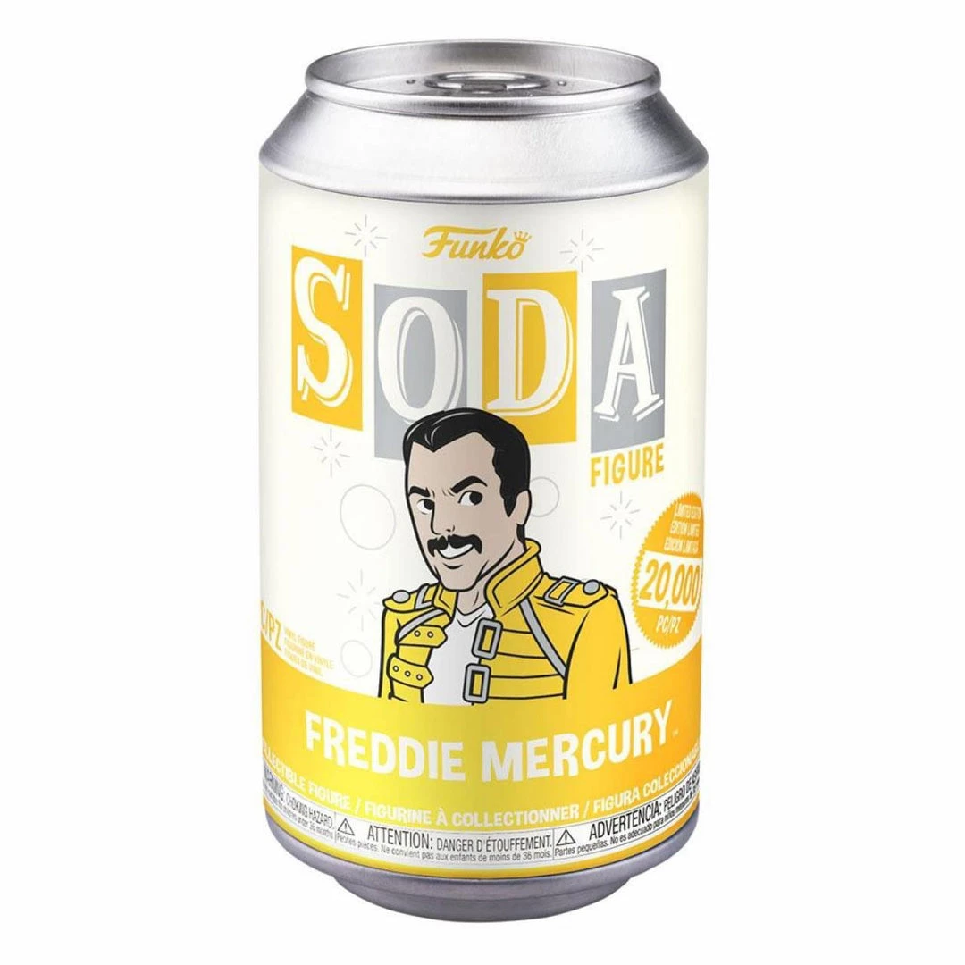 POP! Rocks: Vinyl SODA - Queen - Freddie Mercury W/Glitter Chase 4 POP! Rocks: Vinyl SODA - Queen - Freddie Mercury W/Glitter Chase