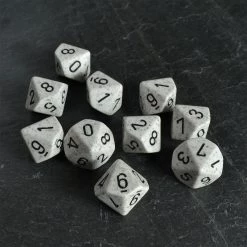Chessex Tabletop Speckled D10 Set Arctic Camo