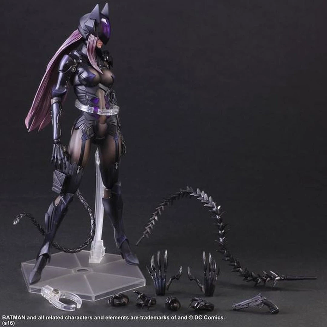 DC Comics Batman Play Arts Kai Variant Catwoman Action Figure 4 DC Comics Batman Play Arts Kai Variant Catwoman Action Figure