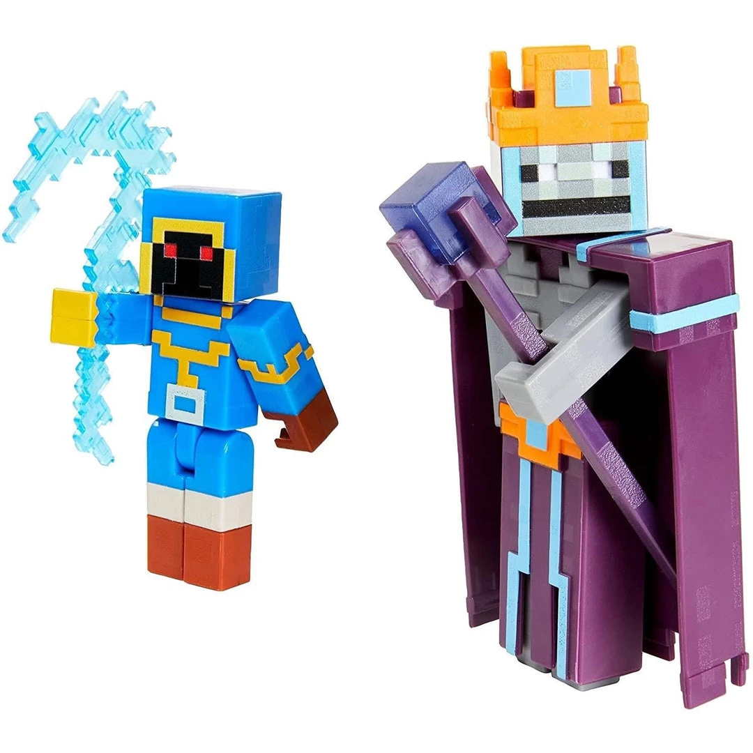 Minecraft Dungeons Redstone Stax & Skeleton Action Figure 2 Pack Gaming 5 Minecraft Dungeons Redstone Stax & Skeleton Action Figure 2 Pack Gaming