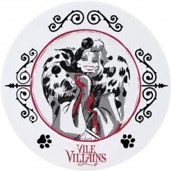 Film & TV Disney Villains Set Of 4 Plates