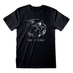 The Witcher Silver Ink Logo T