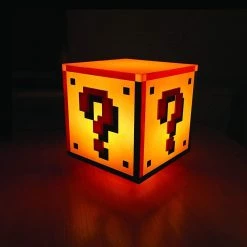 Super Mario Bros Question Block Lamp Gaming