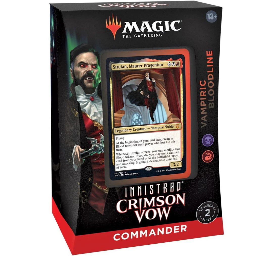 Magic: The Gathering MTG Innistrad: Crimson Vow Commander Deck - Vampiric Bloodline Tabletop 4 Magic: The Gathering MTG Innistrad: Crimson Vow Commander Deck - Vampiric Bloodline Tabletop