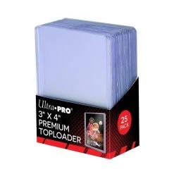 Ultra Pro All Card Game Supplies Toploaders 3"x 4"Clear Premium