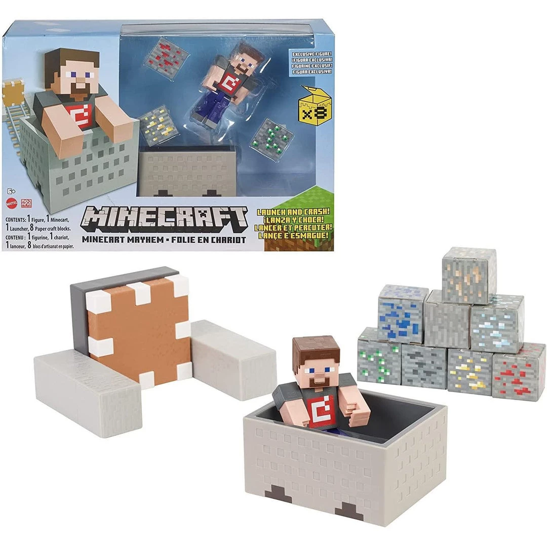 Minecraft Minecart Mayhem Set 3 Minecraft Minecart Mayhem Set