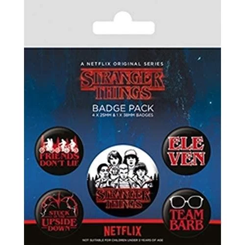 Stranger Things Characters Badge Pack 3 Stranger Things Characters Badge Pack
