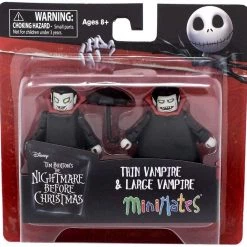 Nightmare Before Christmas Minimates Figurine Sets: Thin Vampire & Large Vampire