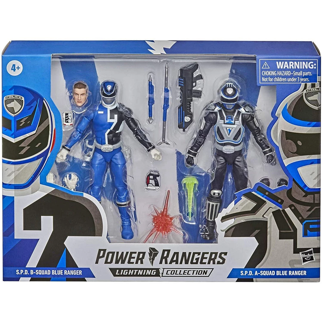 Power Rangers Lightning Collection S.P.D. B-Squad Blue Ranger Vs A-Squad Blue Ranger 2-Pack 4 Power Rangers Lightning Collection S.P.D. B-Squad Blue Ranger Vs A-Squad Blue Ranger 2-Pack