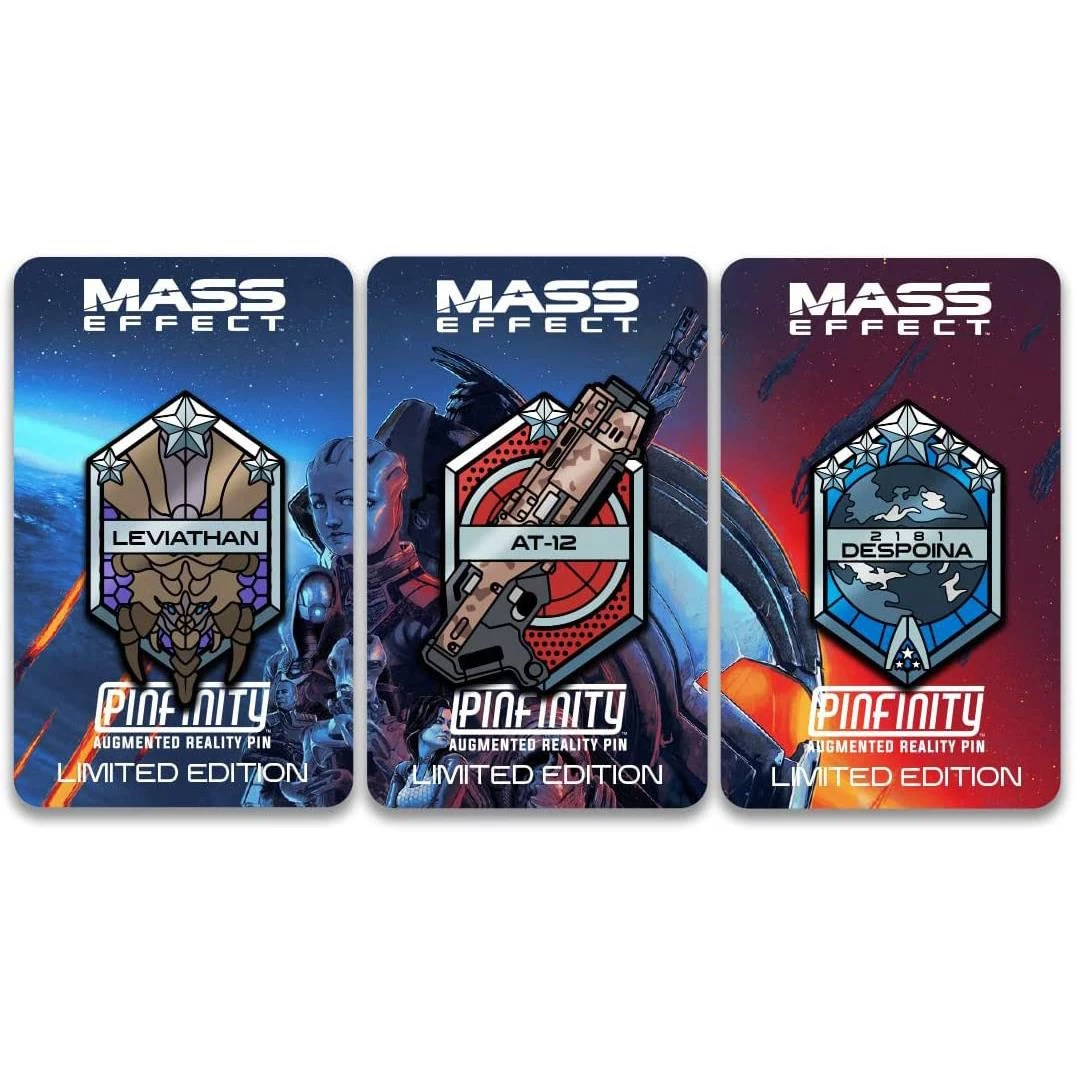 Pinfinity AR Pin: Mass Effect 3 Pin Limited Edition Set Gaming 3 Pinfinity AR Pin: Mass Effect 3 Pin Limited Edition Set Gaming