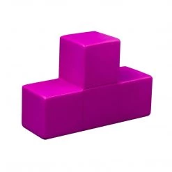 Gaming Tetris Stress Toy Purple T 8 Gaming Tetris Stress Toy Purple T
