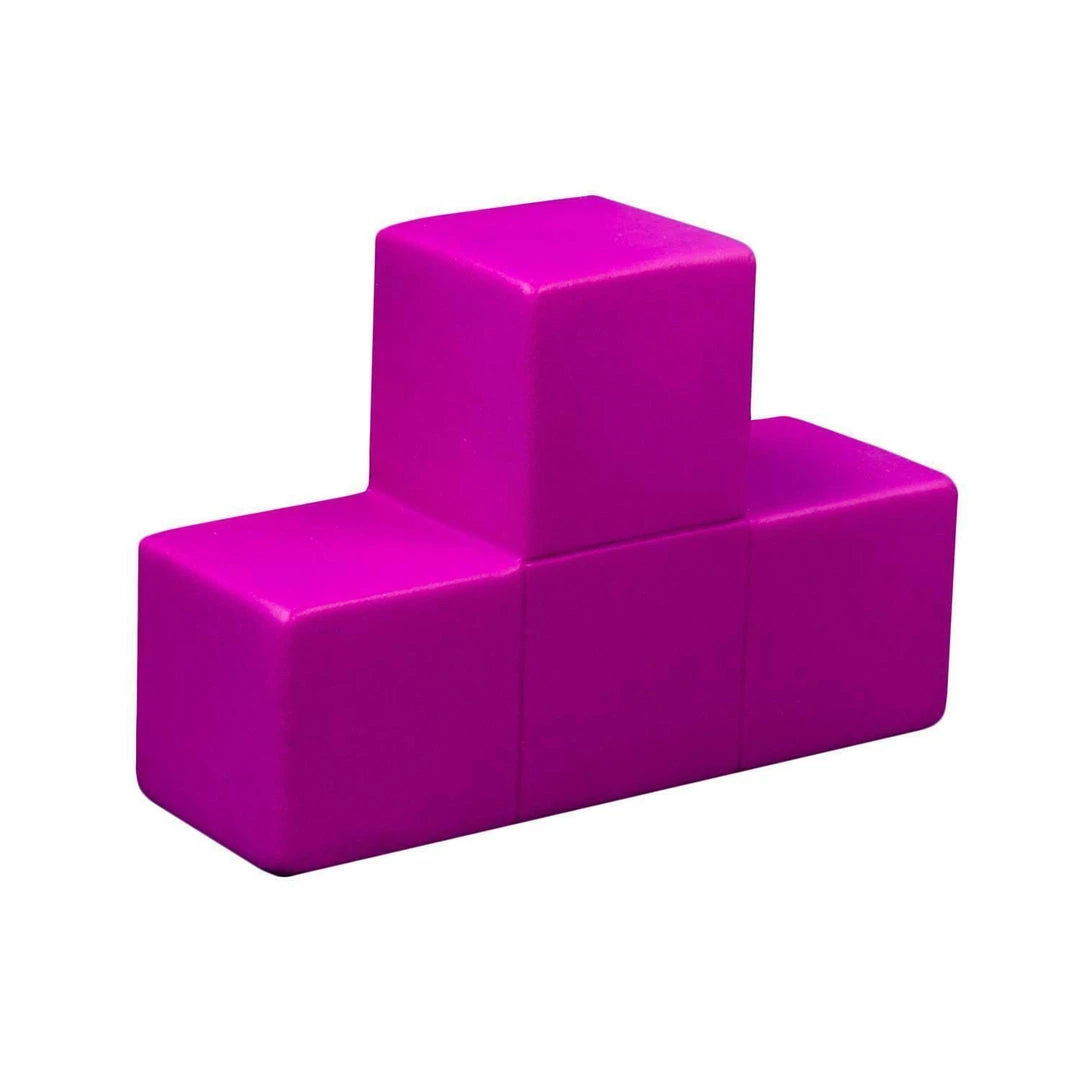 Gaming Tetris Stress Toy Purple T 5 Gaming Tetris Stress Toy Purple T
