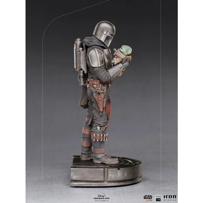 Star Wars The Mandalorian And Grogu 1:10 Scale Statue 7 Star Wars The Mandalorian And Grogu 1:10 Scale Statue