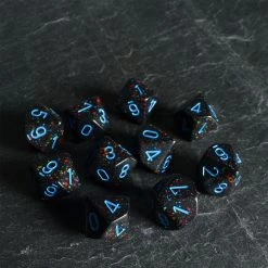 Chessex Tabletop Speckled D10 Blue Stars Set