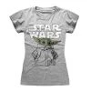 Film & TV The Mandalorian - Fitted 'The Child Sketch' T