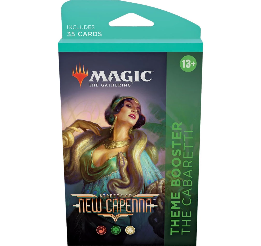 Magic: The Gathering Tabletop MTG: Streets Of New Capenna Theme Booster - Green 3 Magic: The Gathering Tabletop MTG: Streets Of New Capenna Theme Booster - Green