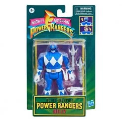 Film & TV Mighty Morphin Power Rangers - Blue Ranger Retro Action Figure