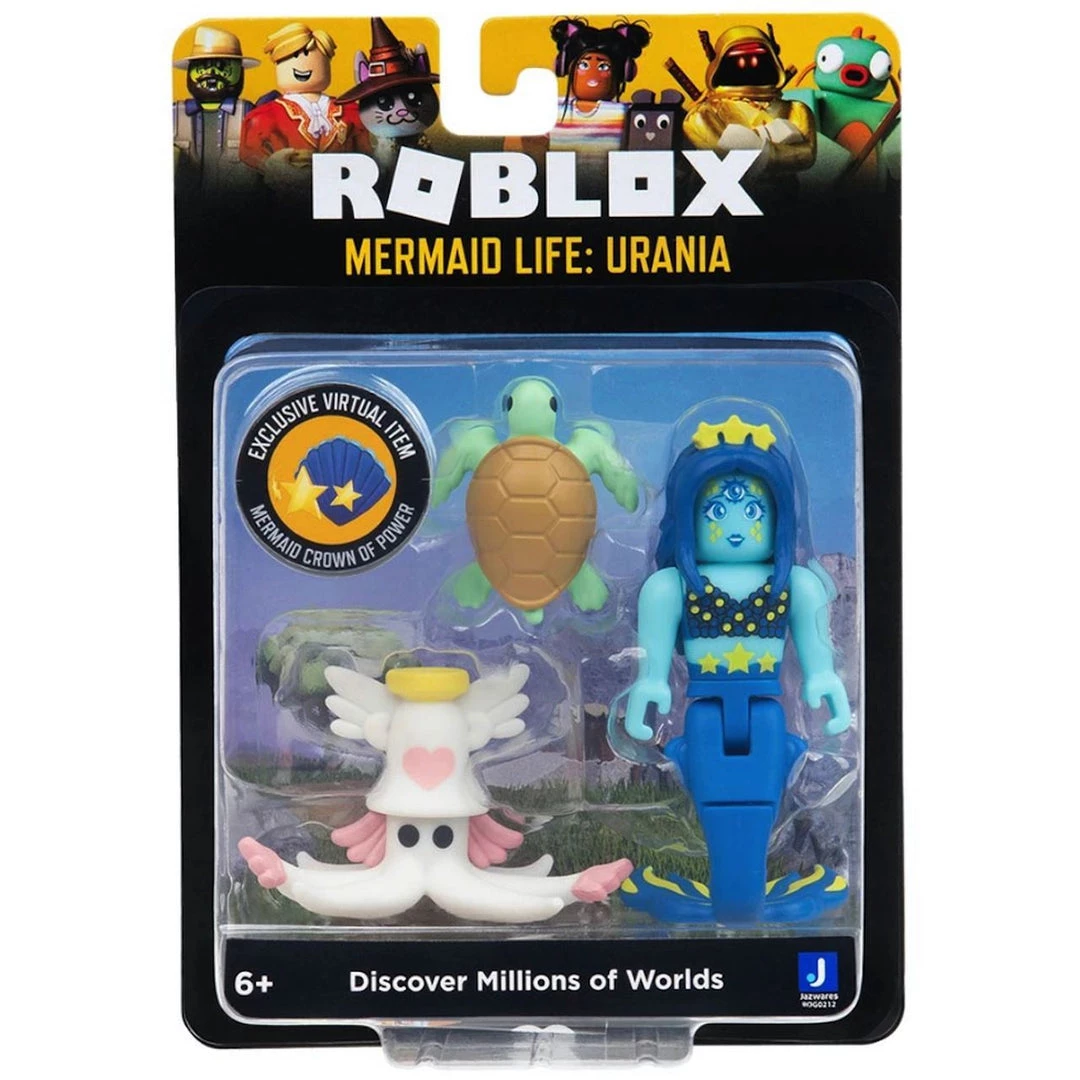 Roblox Gaming Action Figures Mermaid Life: Urania Figurine Set 4 Roblox Gaming Action Figures Mermaid Life: Urania Figurine Set