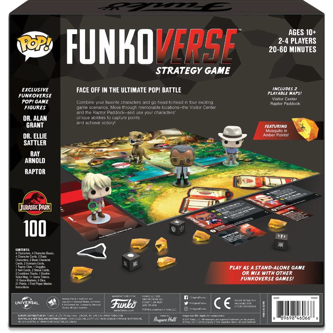 Funkoverse: Jurassic Park 100 - Strategy Game 4 Funkoverse: Jurassic Park 100 - Strategy Game