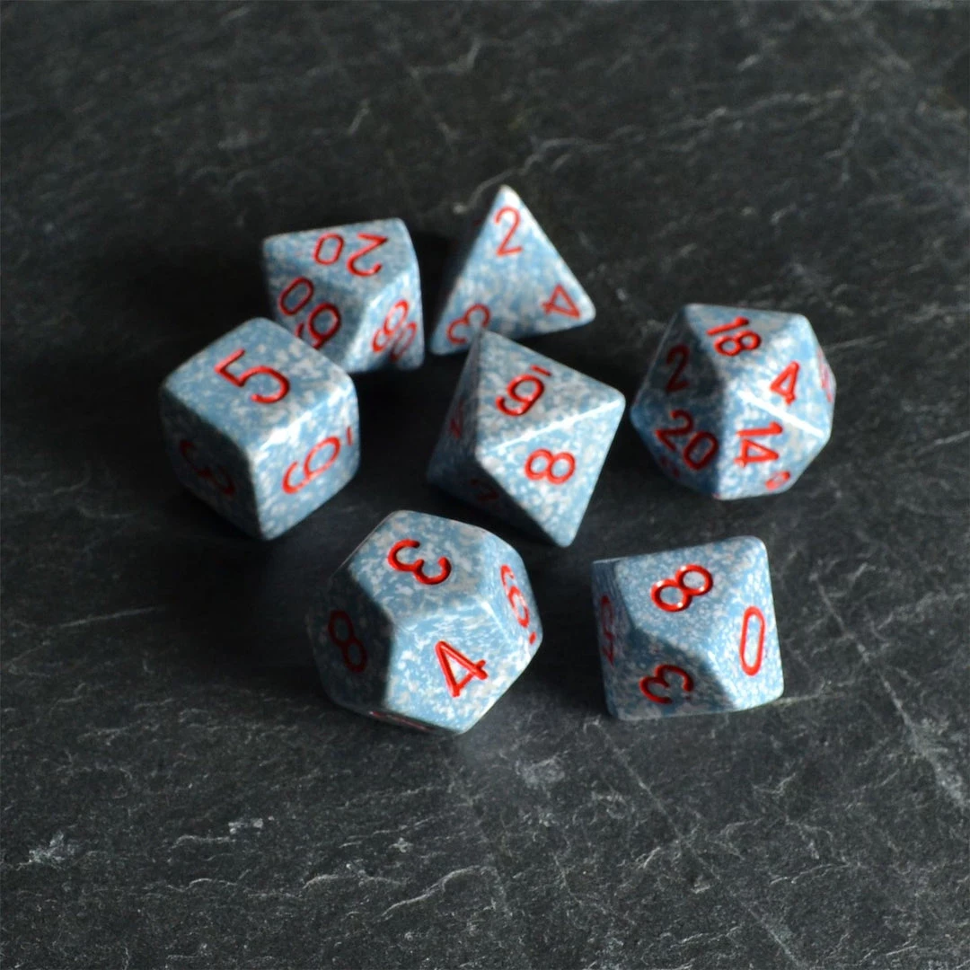 Chessex Speckled Poly 7 Set Air 5 Chessex Speckled Poly 7 Set Air