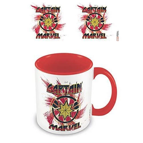 Film & TV Captain Marvel Mug Rock Red 4 Film & TV Captain Marvel Mug Rock Red