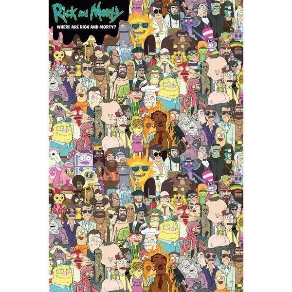 Rick And Morty Where's Rick Maxi Poster 41 Film & TV 4 Rick And Morty Where's Rick Maxi Poster 41 Film & TV