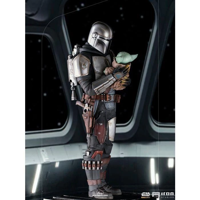 Star Wars The Mandalorian And Grogu 1:10 Scale Statue 9 Star Wars The Mandalorian And Grogu 1:10 Scale Statue