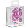 Oakie Doakie Dice Tabletop Oakie Doakie 16mm D6 Set Of 12 - Gemdice, Magnolia