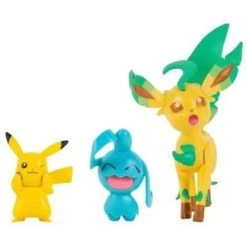 Pokemon Toys & Figures Battle Figurine Set - Pikachu, Wynaut And Leafeon 6 Pokemon Toys & Figures Battle Figurine Set - Pikachu, Wynaut And Leafeon
