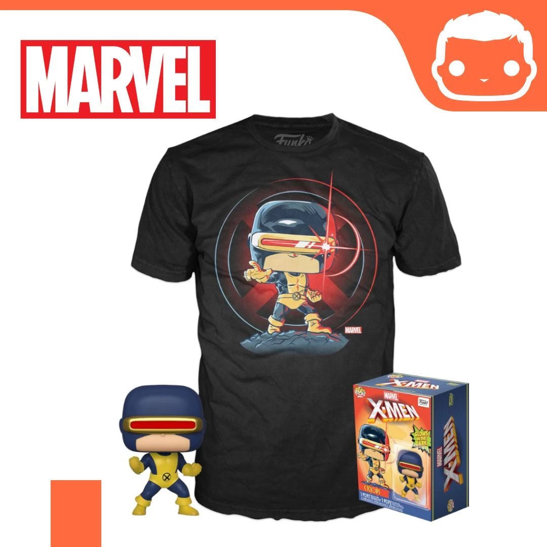 X-Men POP! & Tee: Marvel Cyclops - Medium Toys & Figures 4 X-Men POP! & Tee: Marvel Cyclops - Medium Toys & Figures