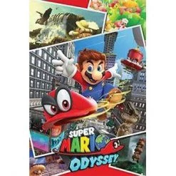 Gaming SUPER MARIO ODYSSEY (COLLAGE)
