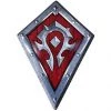 World Of Warcraft WoW Horde Metal Plaque Gaming