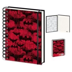 Film & TV BATMAN (RED) WIRO A5 NOTEBOOK