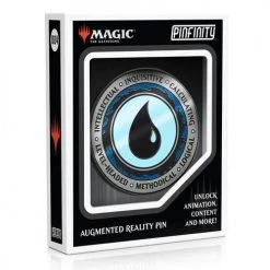 Magic: The Gathering Pinfinity - Blue Mana Crest Home & Gifts