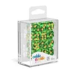 Oakie Doakie Dice Oakie Doakie 16mm D6 Set Of 12 - Gemdice, Jungle Tabletop 9 Oakie Doakie Dice Oakie Doakie 16mm D6 Set Of 12 - Gemdice, Jungle Tabletop