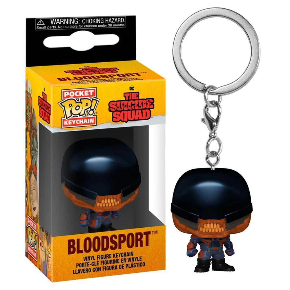 Suicide Squad POP Keychain: TSS - Bloodsport Funko 3 Suicide Squad POP Keychain: TSS - Bloodsport Funko