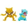 Pokemon Battle Figures - Totodile & Abra Anime & Manga