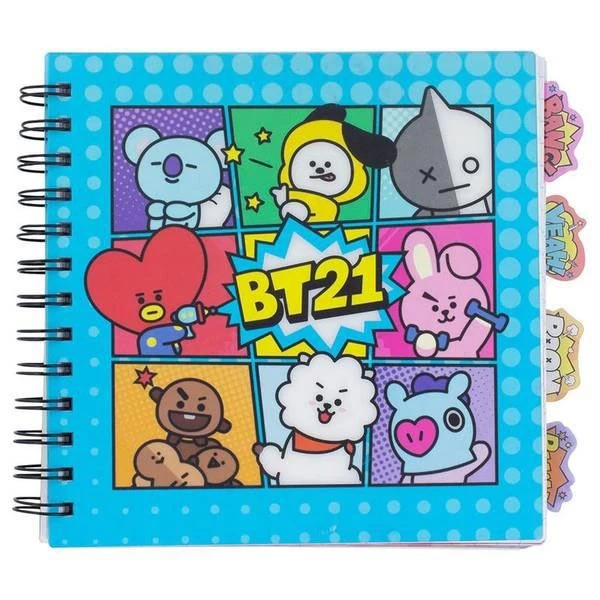 BTS BT21 Notebook With Dividers 3 BTS BT21 Notebook With Dividers