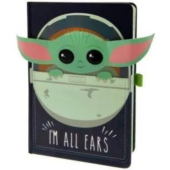 Film & TV The Mandalorian - I'm All Ears (Crib) Notebook