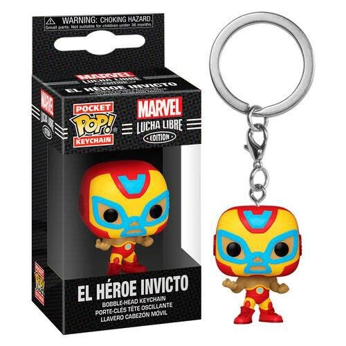 Marvel: Lucha Libre POP Keychain: Marvel Lucha Libre - Iron Man Home & Gifts 3 Marvel: Lucha Libre POP Keychain: Marvel Lucha Libre - Iron Man Home & Gifts