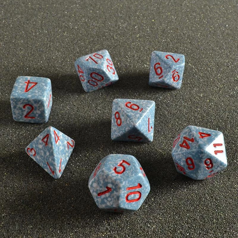 Chessex Speckled Poly 7 Set Air 3 Chessex Speckled Poly 7 Set Air