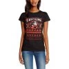 DC Comics Film & TV Harley Quinn Fair Isle Skinny T-Shirt 2 DC Comics Film & TV Harley Quinn Fair Isle Skinny T-Shirt