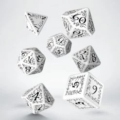Q-Workshop Elvish White/Black Dice Set