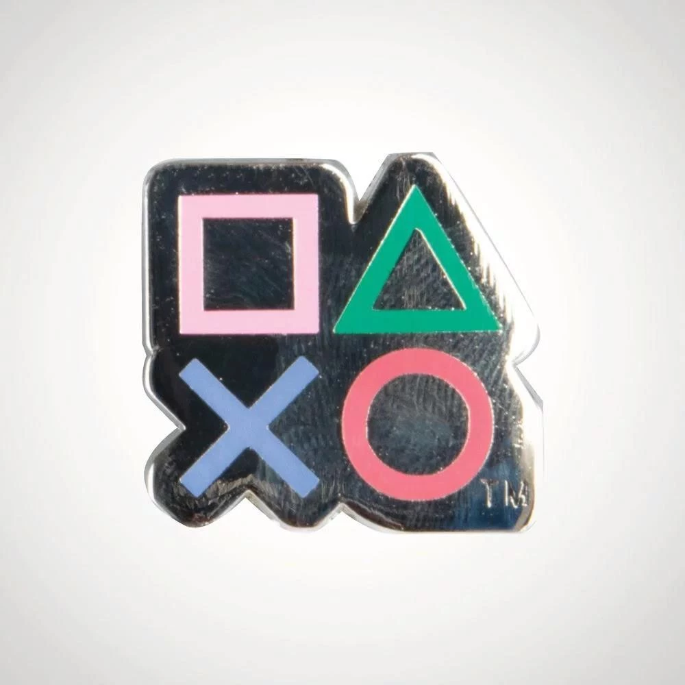 Playstation Buttons Pin Badge 4 Playstation Buttons Pin Badge